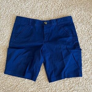 Dockers Men's Navy Flat Front Shorts